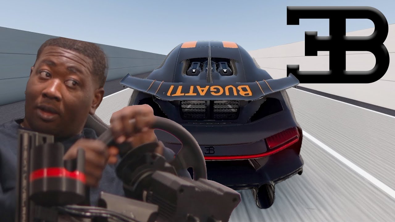 Может ли BUGATTI развить скорость звука? | Эксперименты BEAM.NG