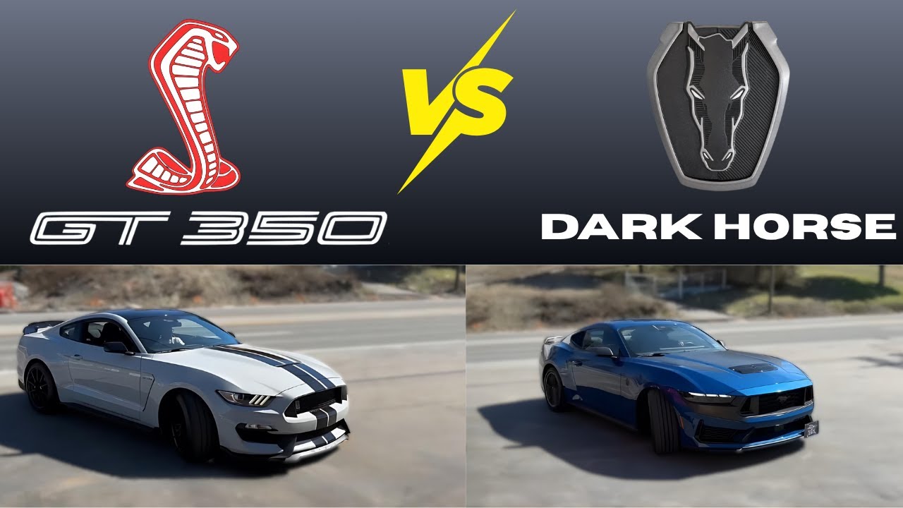 Ford Mustang GT350 против Dark Horse!