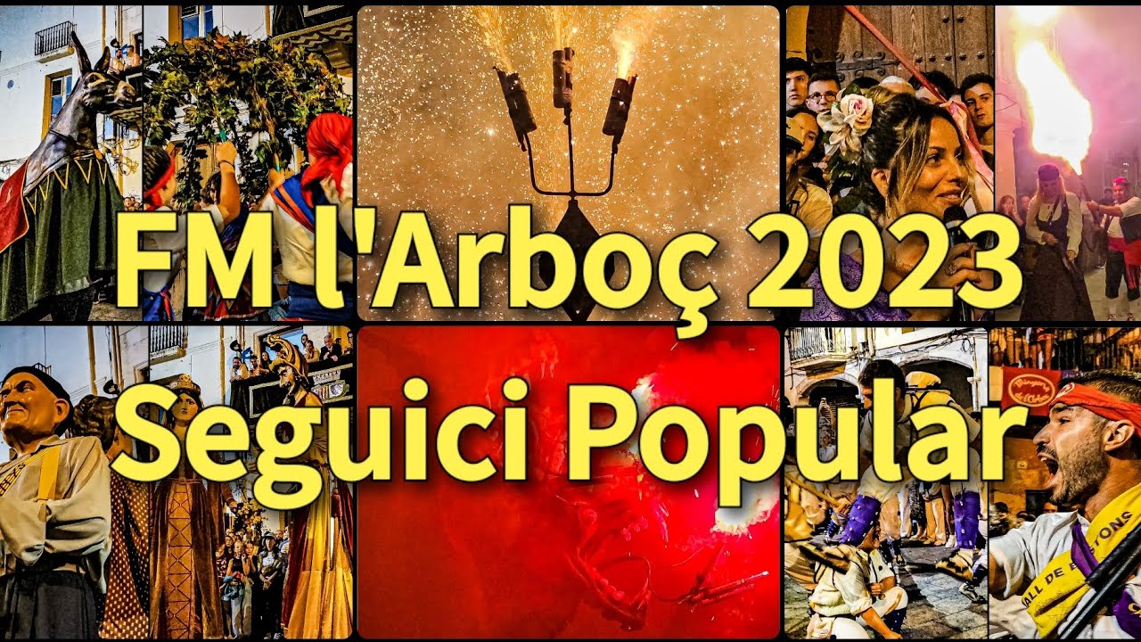 FM l'Arboç 2023, Actuació seguici popular