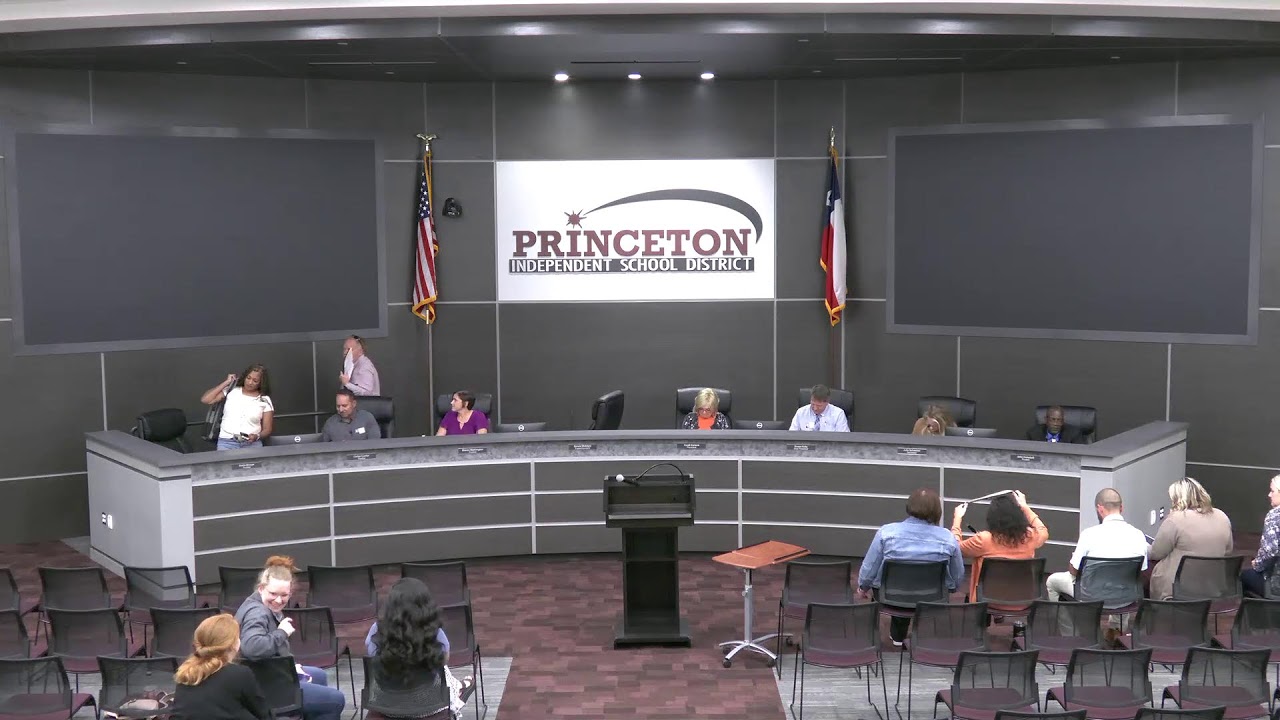 Princeton ISD October Board Meeting