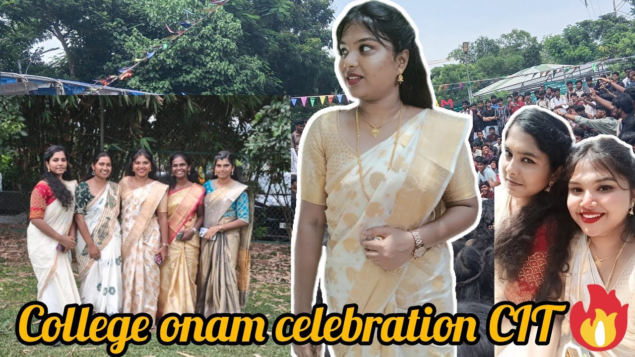 Onam 2025 at CIT College 🎉 | Dance, Games, Songs & Chief Guest Kishendas!