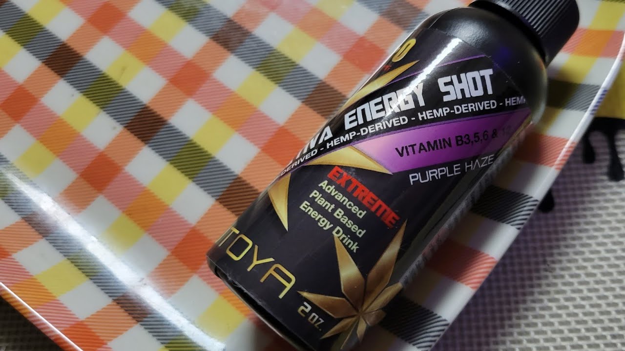 Utoya THC-O Purple Haze Super Sativa Energy Shot 100mg Review!