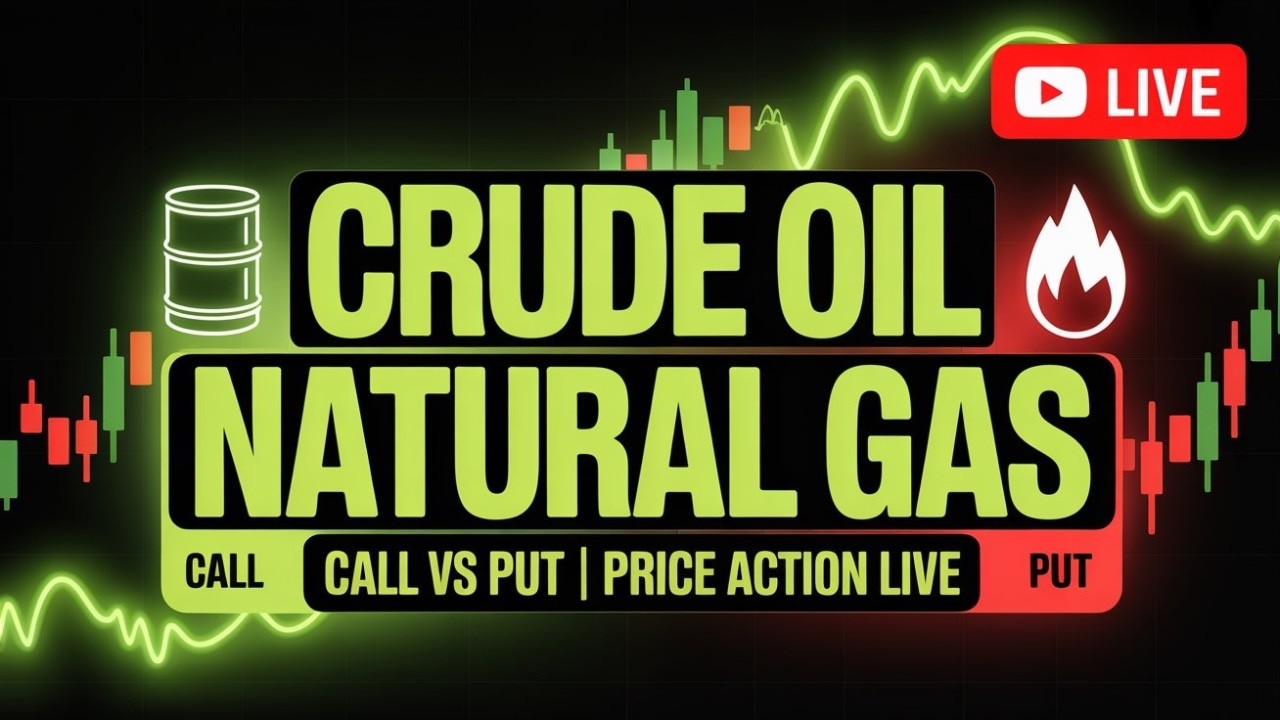 MCX Commodity LIVE | Crude Oil | Natural Gas | Gold | Silver | Real-Time Market Update