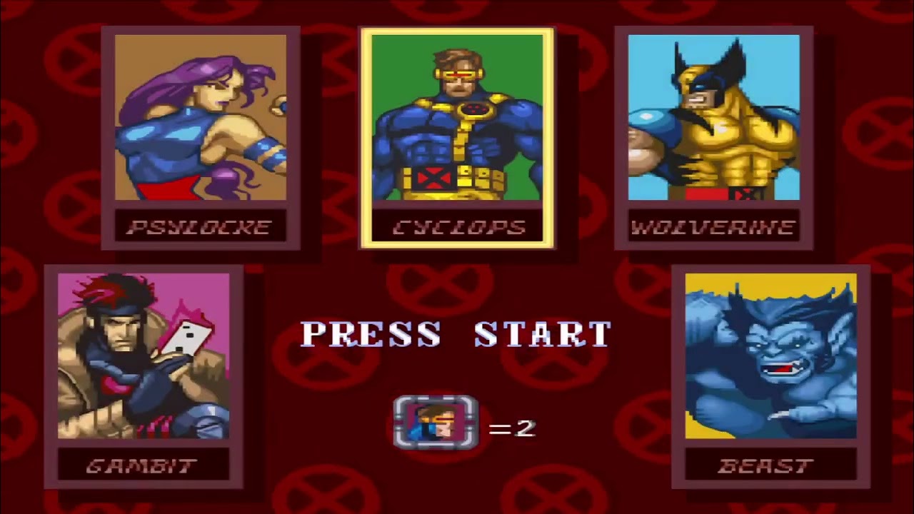 X Men Mutant Apocalypse Cyclops SNES