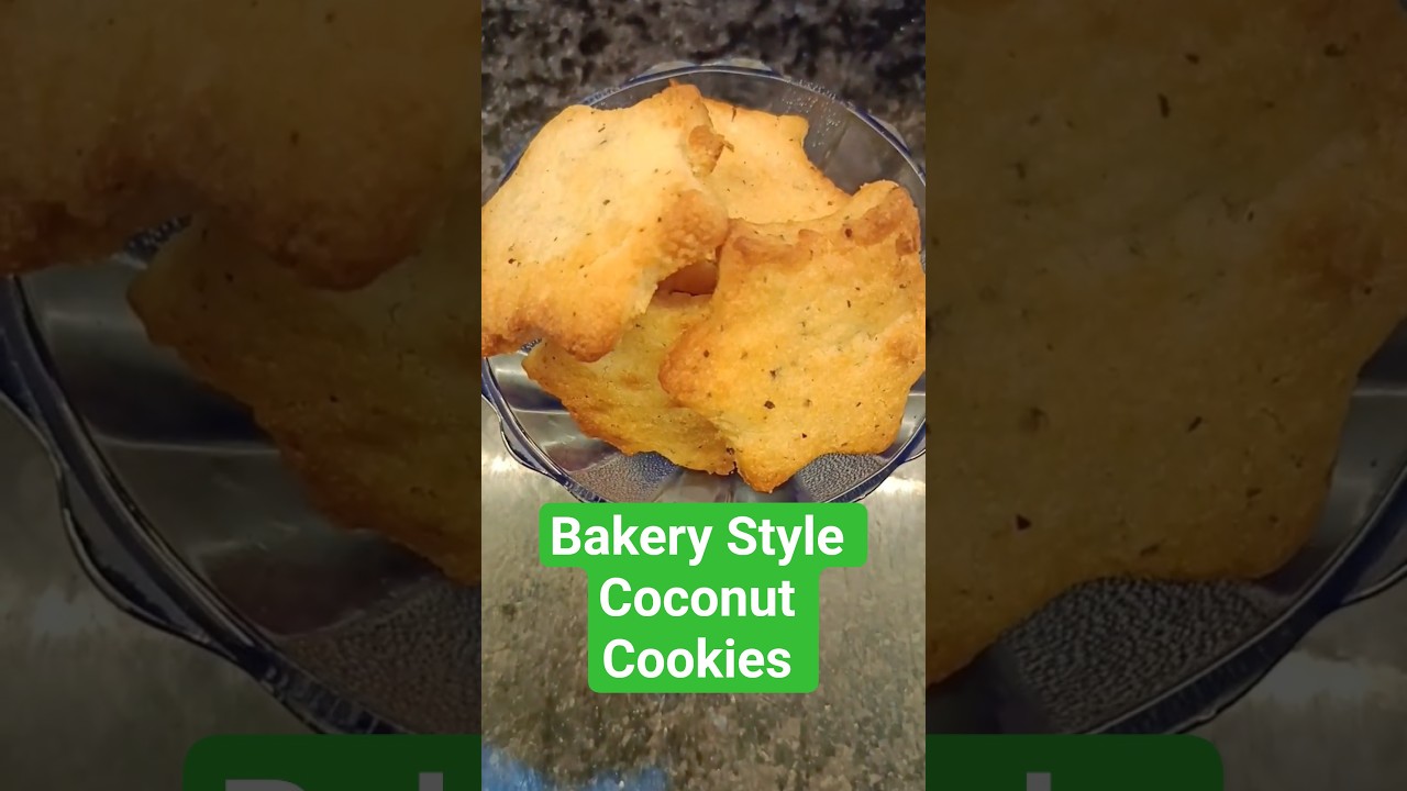 Bakery Style Coconut cookies recipe