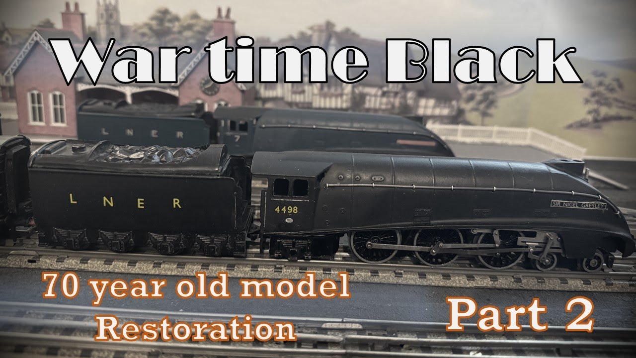 Dublo 3-rail A4 , War time Black , Project  - Part 2