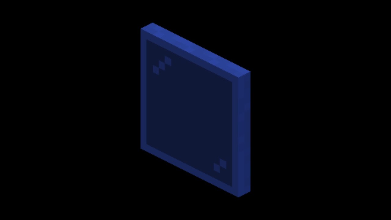 Recipe 197 - Blue Stained Glass Pane