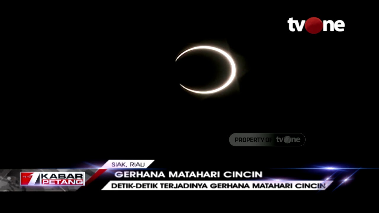 Allahu Akbar! Inilah Detik-detik Terjadinya Gerhana Matahari Cincin