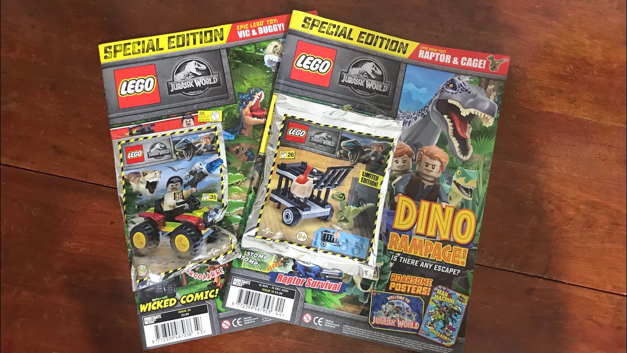 LEGO Jurassic World Magazine Sets from Issues #9 & #10 Review