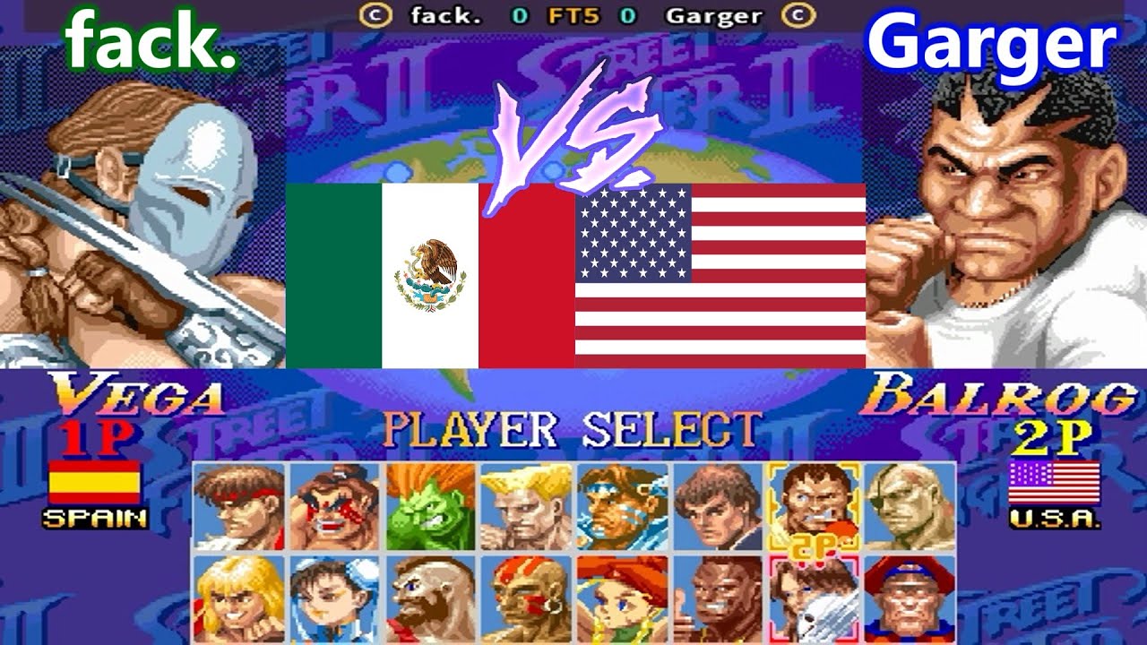 Hyper Street Fighter II: The Anniversary Edition - fack. vs Garger FT5