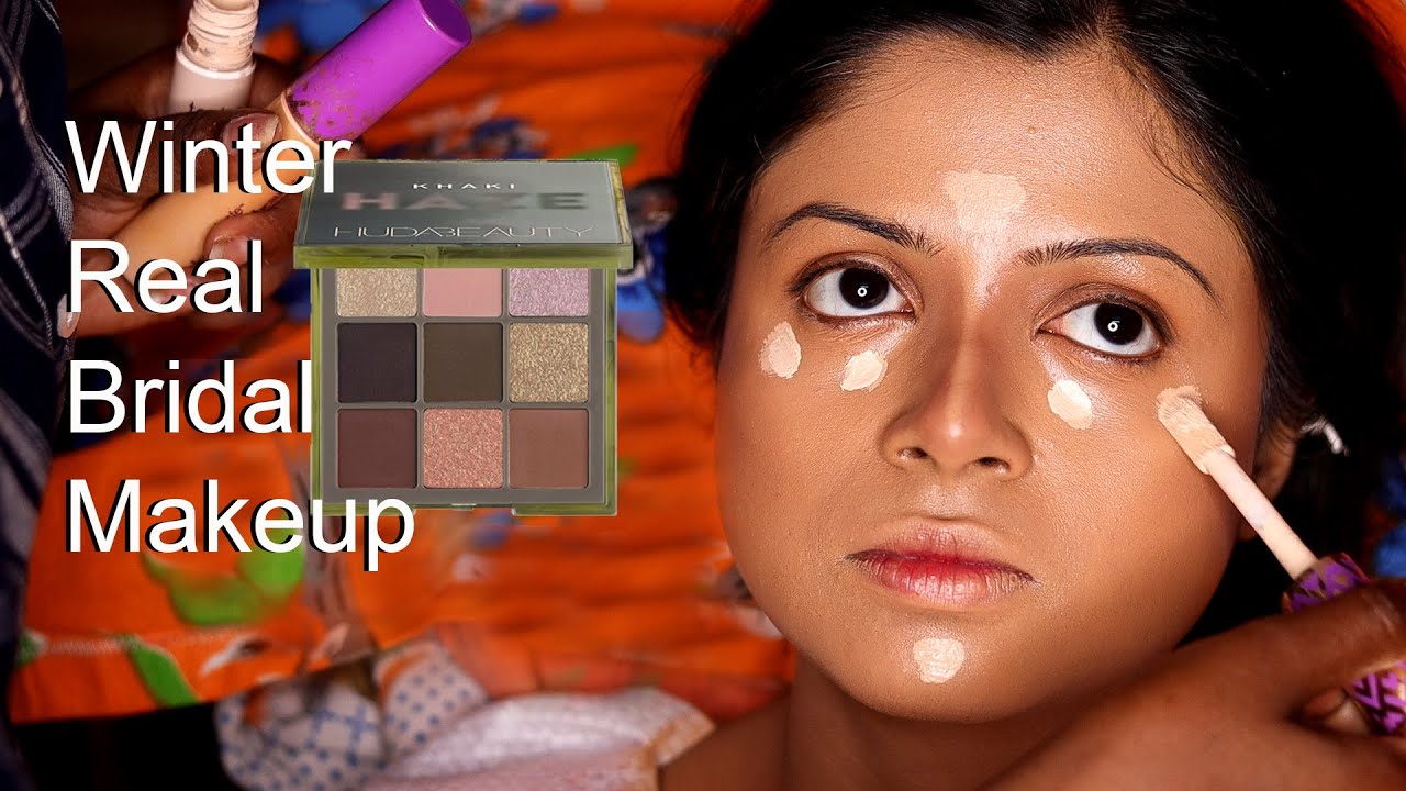 Winter Bridal Makeup / Best Bridal Makeup For Beginners /Step By Step Makeup Tutorial