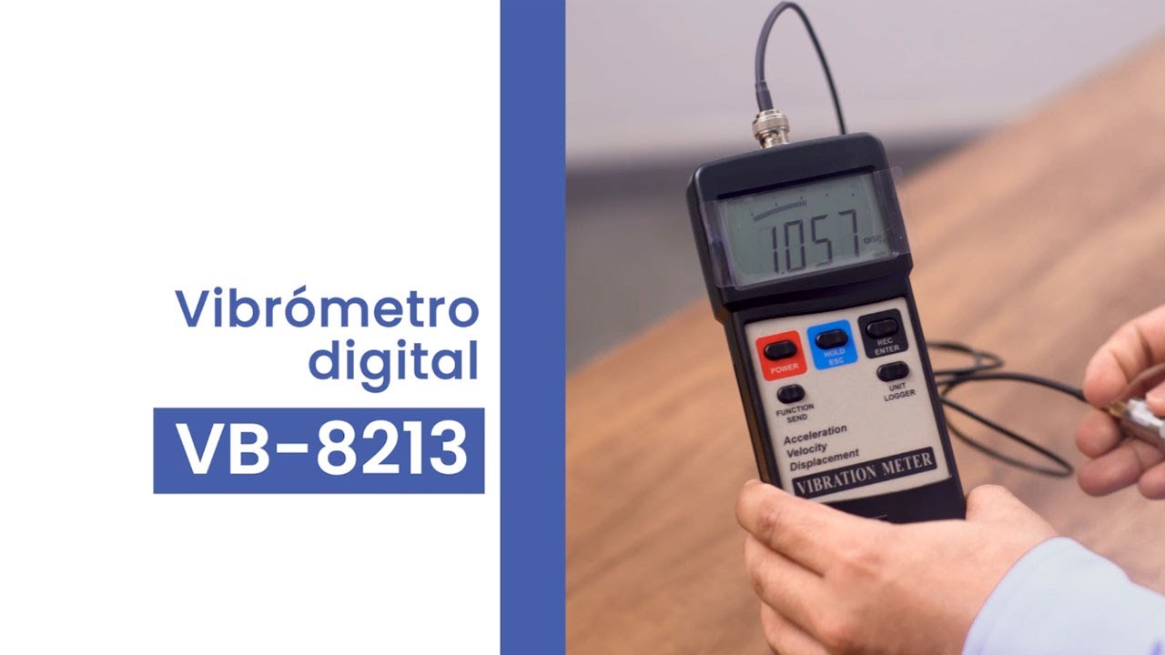 Vibrómetro digital VB-8213 ¿Qué es y cómo se usa?