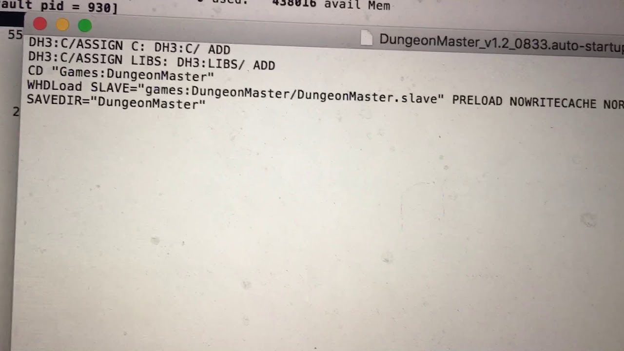 Amiberry WHDLoad Update - Dungeon Master - manual fix