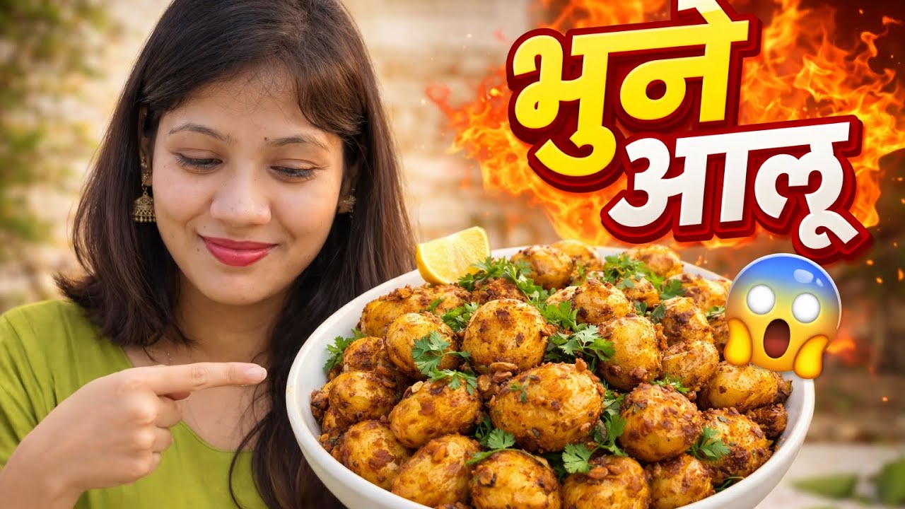 Mainpuri के Famous भुने आलू 😋 | देसी Taste | Street Food Vlog☺️