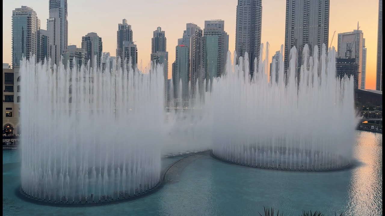 Dubai Fountain - Time To Say Goodbye - Sarah Brightman & Andrea Bocelli