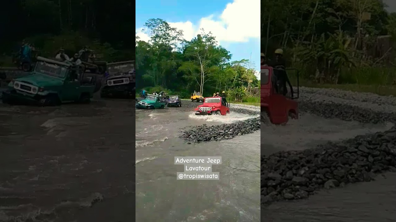 Keseruan Wisata Jeep lavatour merapi jogja by @tropiswisatajogja #liburanjogja #lavatour
