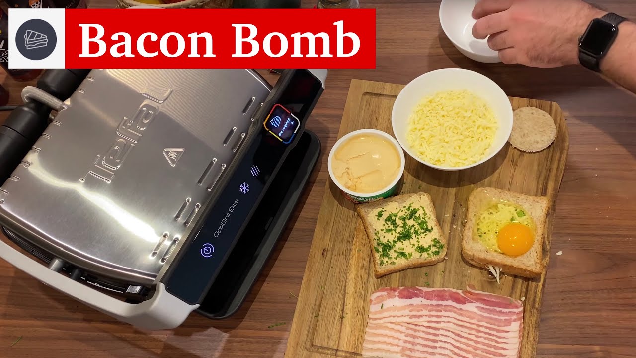 Bacon-Bomb Sandwich im OptiGrill