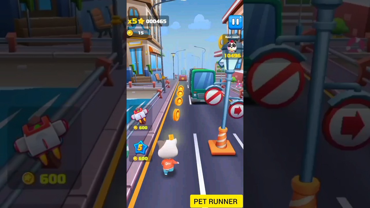 Gameplay Pet Runner 😜 best song 🎵 #petrunner #satisfying #gameplay 💞💞