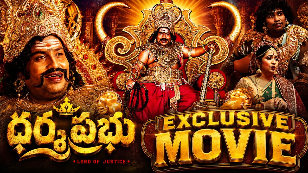 DHARMA PRABHU 4K Telugu Exclusive Movie | Yogibabu | Radha Ravi | Rajendran | @ManaChitraalu