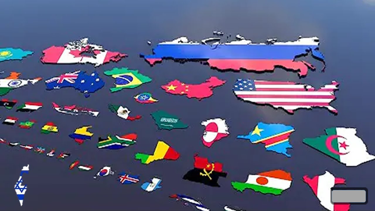 Country Size Comparison 2025