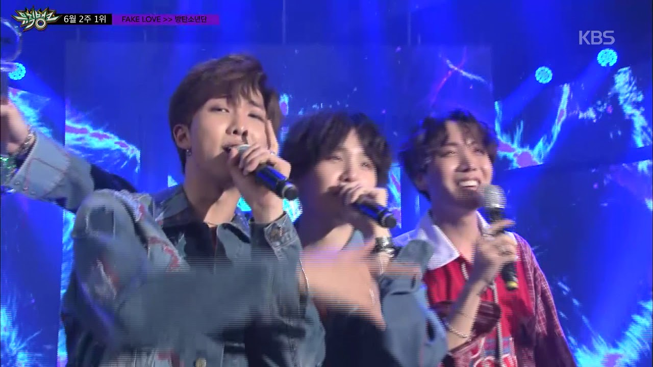 [뮤직뱅크] 6월 2주 1위 ‘방탄소년단 - FAKE LOVE’ 세리머니 Cut ㅣ KBS방송