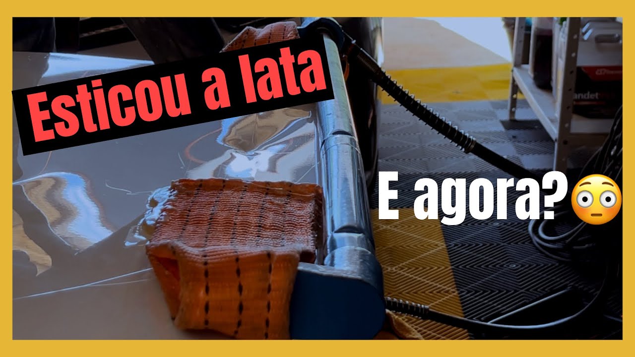 Como resolver amassado esticado?