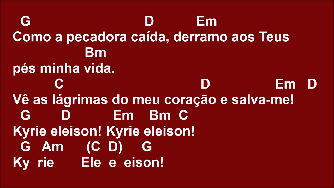 [PERDÃO] 1800 - KYRIE ELEISON