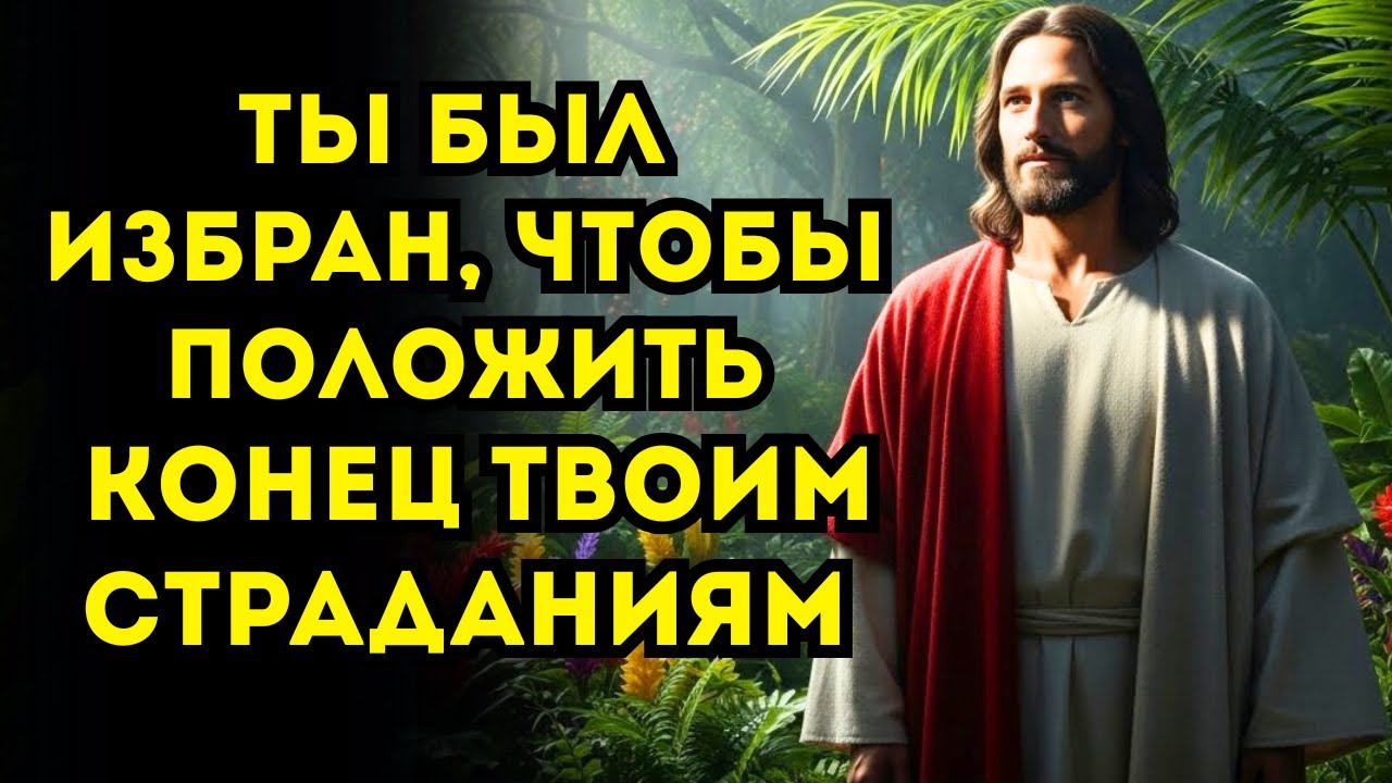 БОГ ГОВОРИТ: ТЫ БЫЛ ИЗБРАН, ЧТОБЫ ПОЛОЖИТЬ КОНЕЦ ТВОИМ СТРАДАНИЯМ — ОТКРОЙ НЕМЕДЛЕННО!
