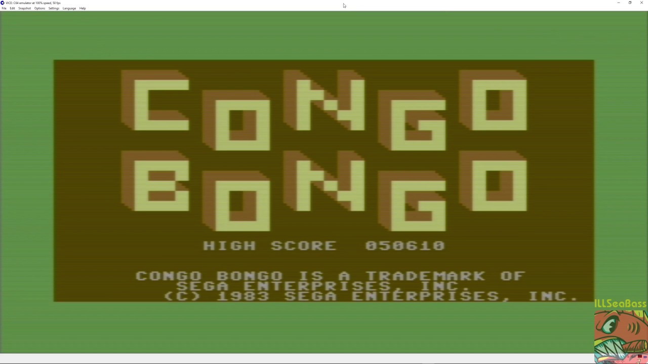 Congo Bongo [1983] Commodore 64 - 50,610