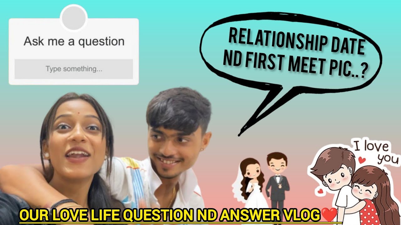 #vlog34 OUR LOVE LIFE Q&A VLOG..|| Marathi couple ❤️🙈||intresting vlog || kamble Pooja