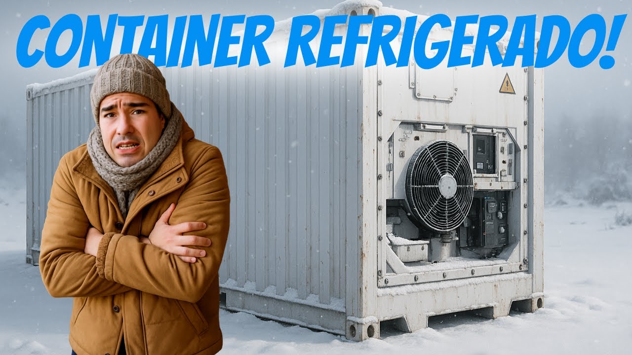 TOUR POR UM CONTAINER REFRIGERADO | Entenda como funciona!