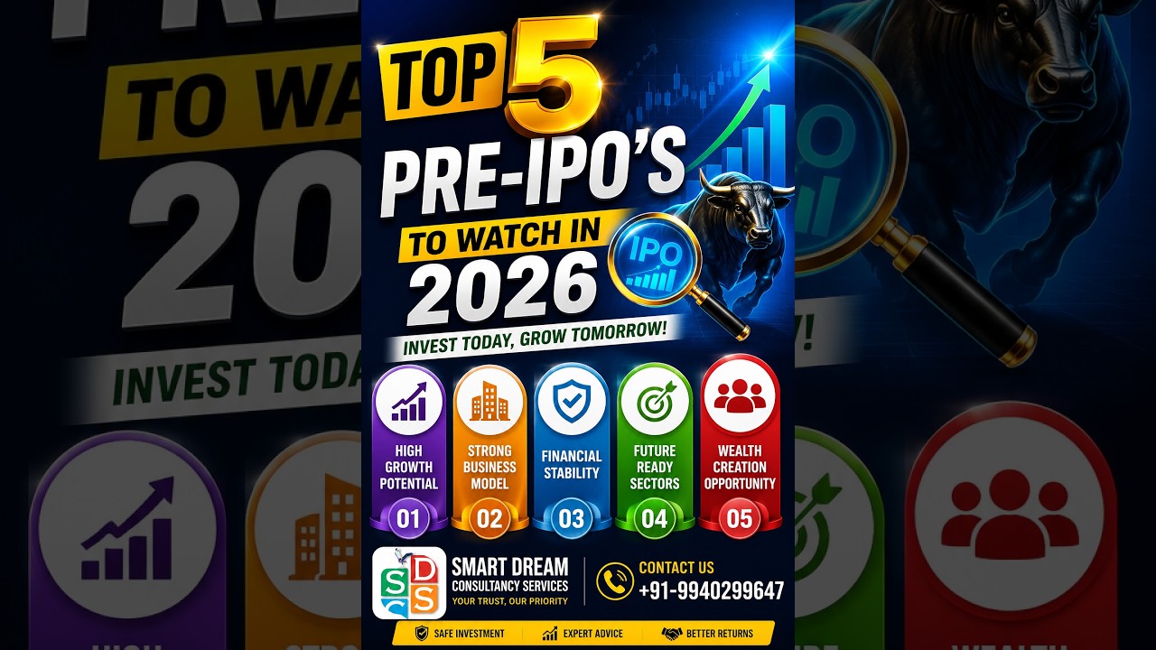 Top 5 Pre-IPO Shares to Watch in 2026 | NSE, ONIX, Garuda Aerospace, Zepto & AVPL