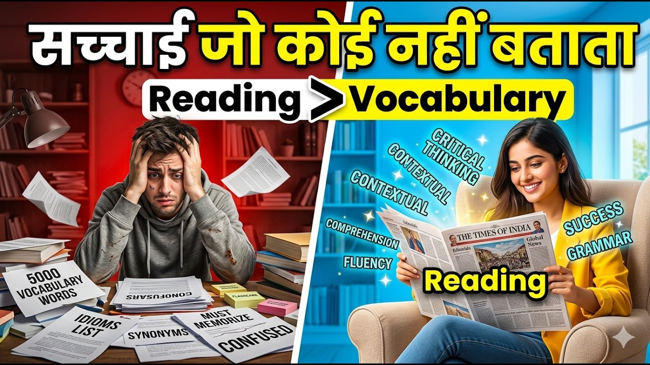 सच्चाई जो कोई नहीं बताता! How to build Vocabulary naturally? #bankexam #bankexamenglish #rcpractice