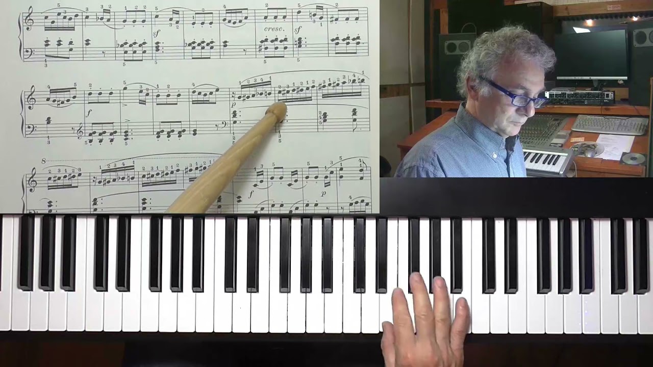 Lezioni di pianoforte - Cesi Marciano esercizio 22  Terza parte - Versione free Youtube