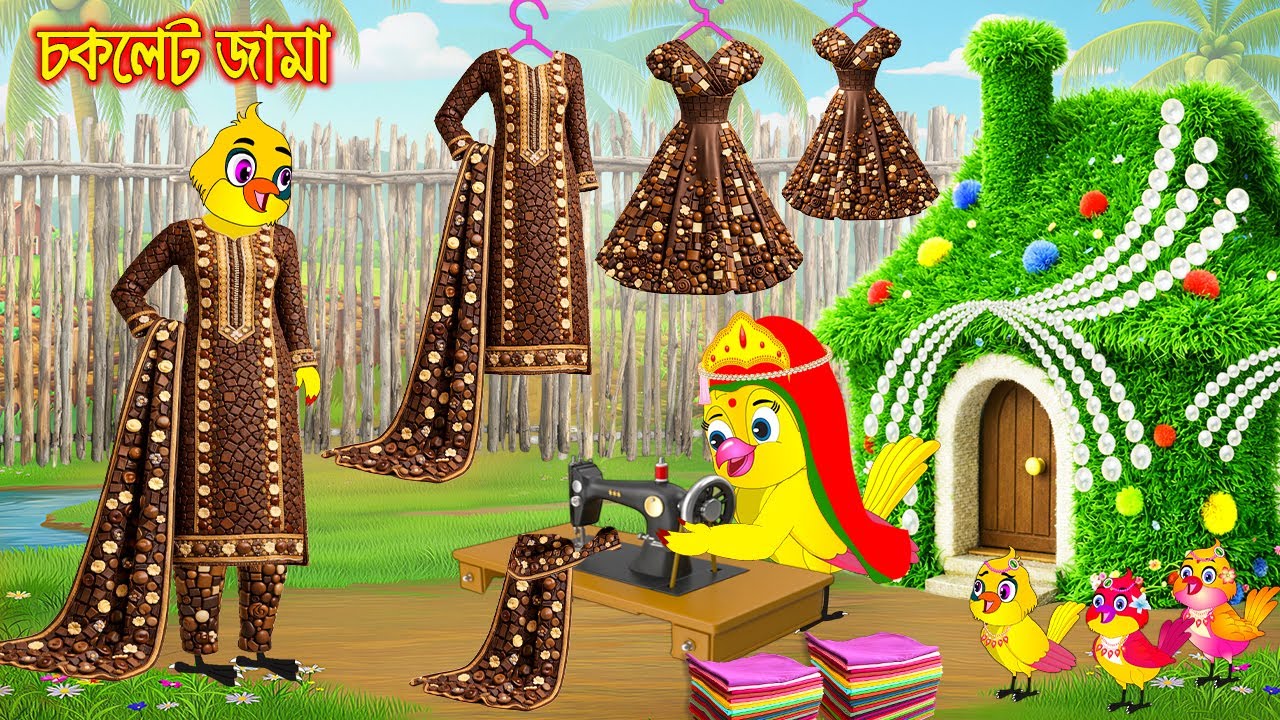 চকলেট জামা | Choklate Jama | Bangla Cartoon | Rupkothar golpo | Tuni Pakhir Golpo | Pakhir Golpo