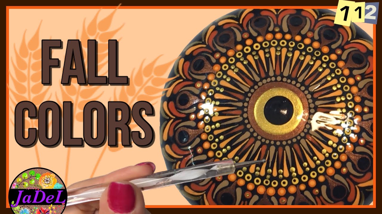 Harvest Mandala Art for Beginners | How to Mandala | Fall Colors