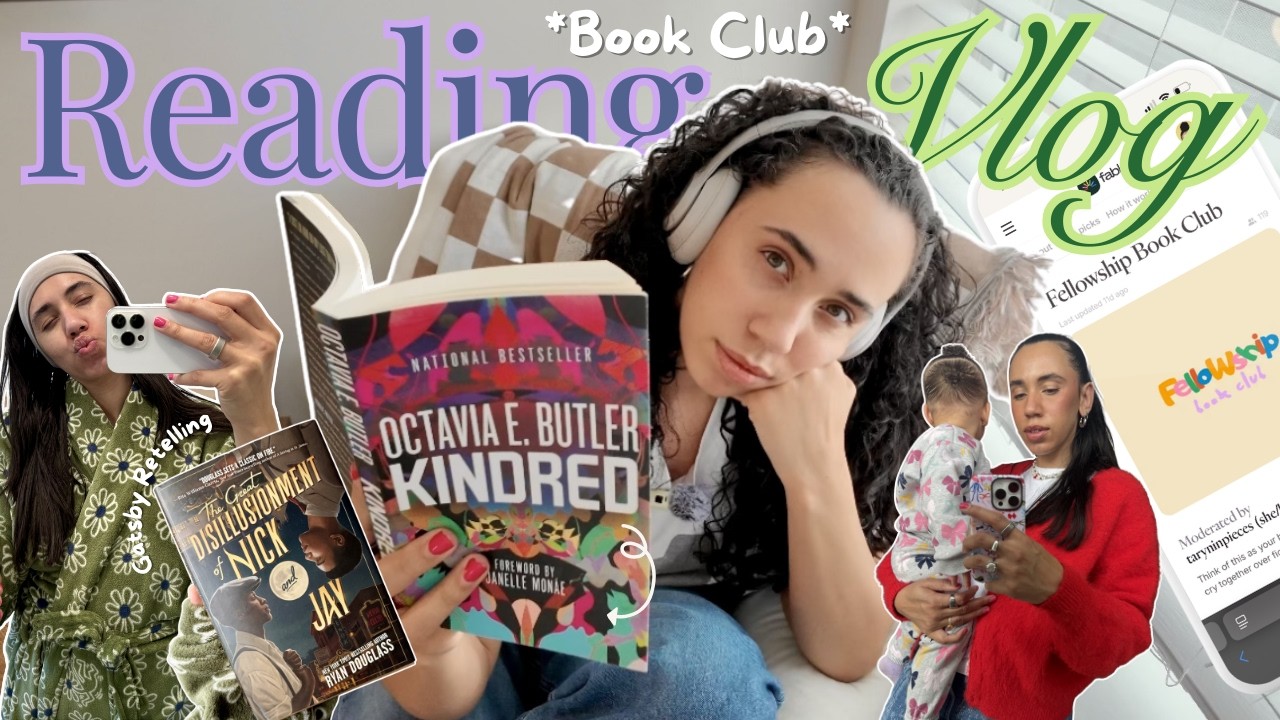 book club reading vlog ✨📖 yapping like we're on facetime + reading books by black authors