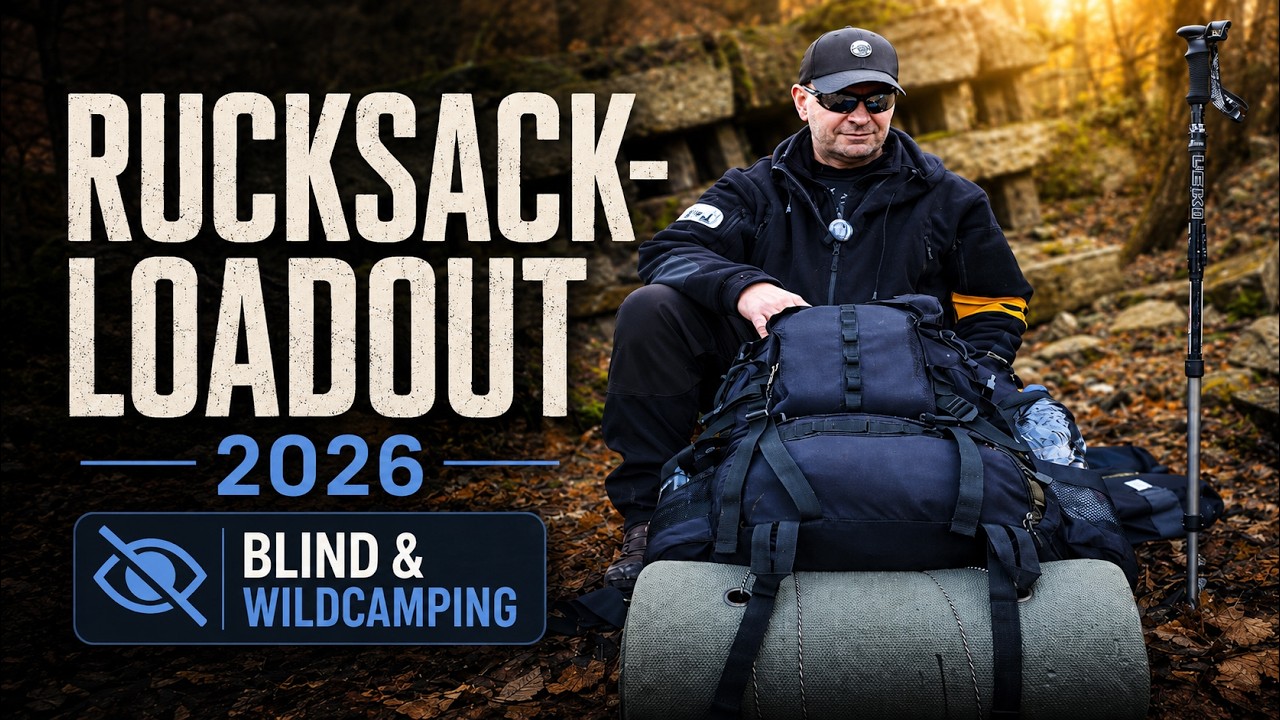 Der Blinde packt aus | Mein Outdoor-Rucksack-Loadout Winter 2026