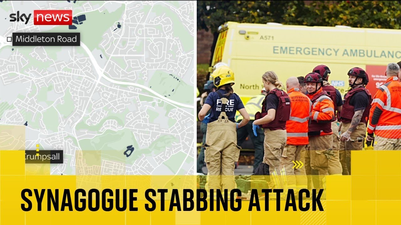 At least four people injured after attack at Manchester synagogue