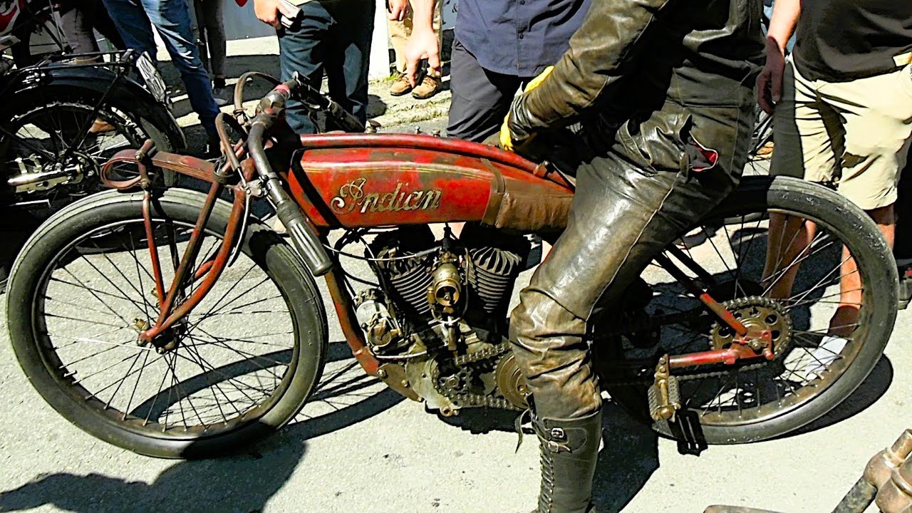 Indian Board Track Racer & Pre-1919 Motorcycles / Vintage Revival Montlhéry 2024