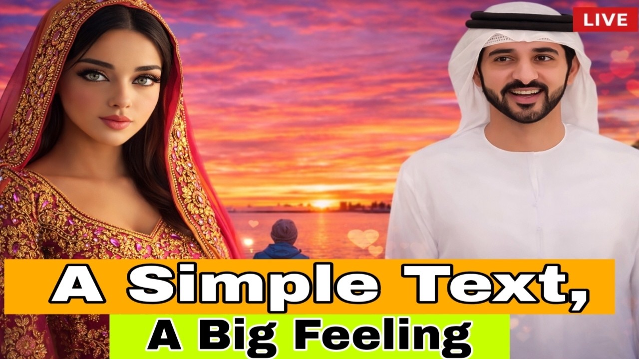 A Simple Text, A Big Feeling | Fazza Prince of Dubai|Fazza Poems Sheikh Hamdan