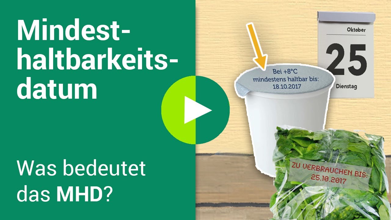 Mindesthaltbarkeitsdatum erklärt: Was bedeutet das MHD?