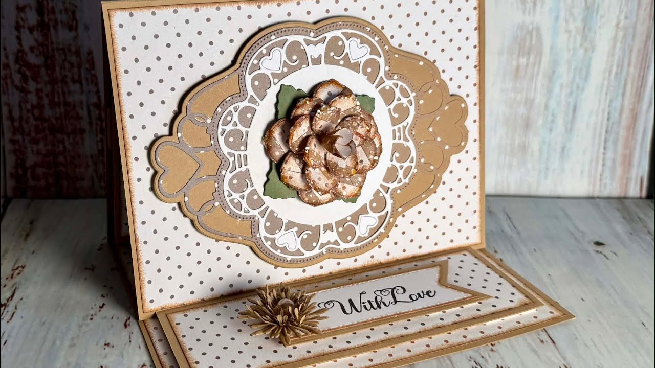 Easel card with a surprise inside 
