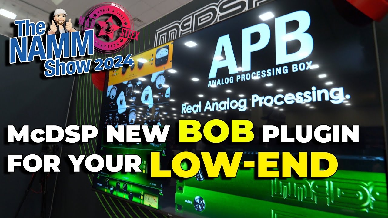McDSP BOB (Bass Optimized Bias) Plugin & Fully Analog Processing Box | NAMM SHOW 2024