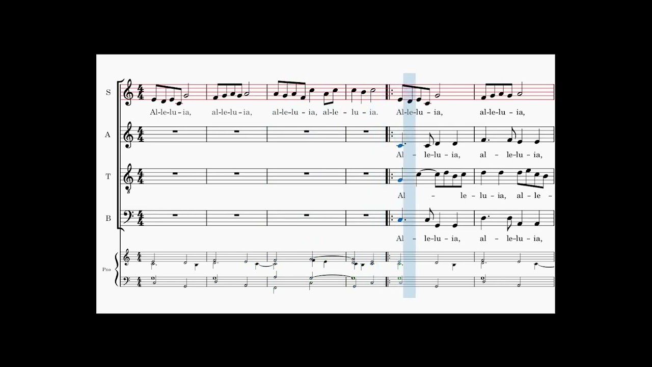 Alleluia, soprano, Marco Frisina