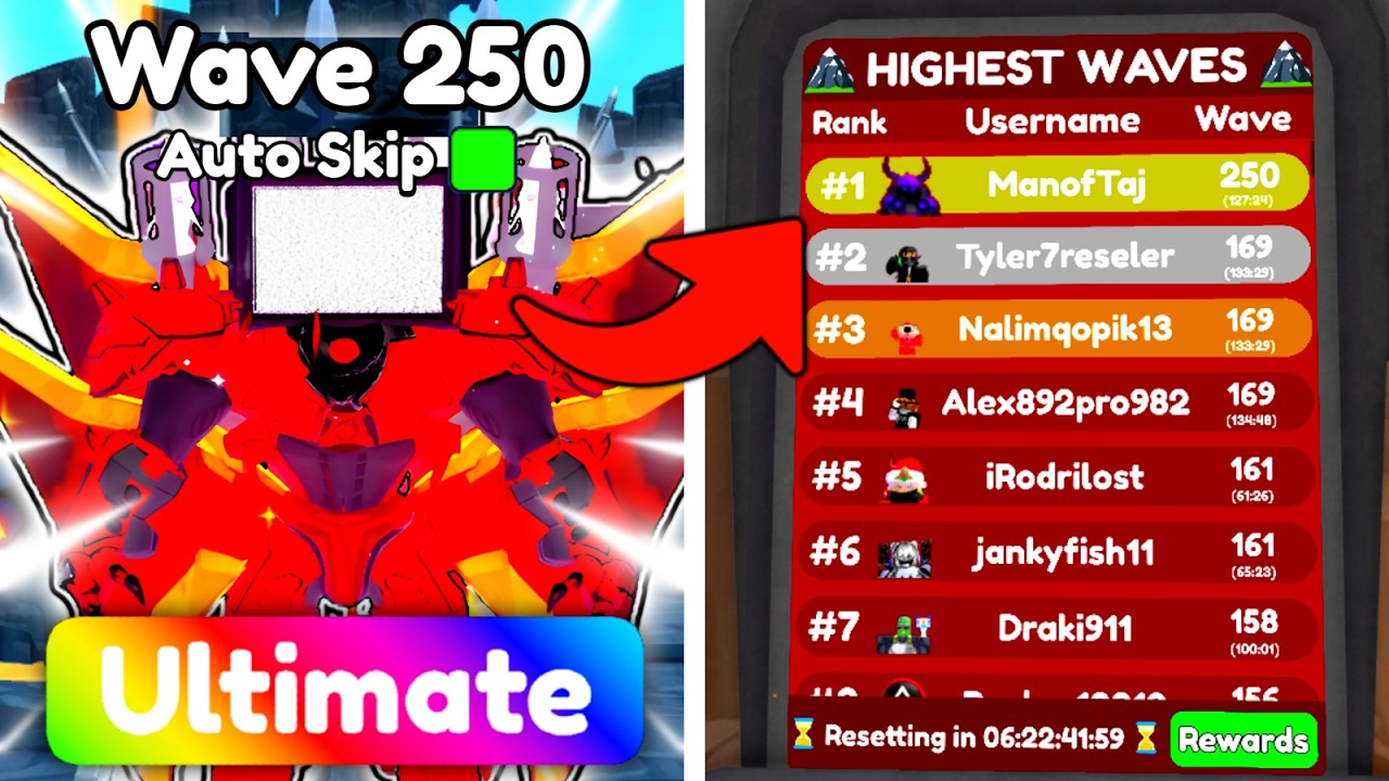 THE BIGGEST GLITCH EVER GOT ME ON LEADERBOARD.. (Toilet Tower Defense)