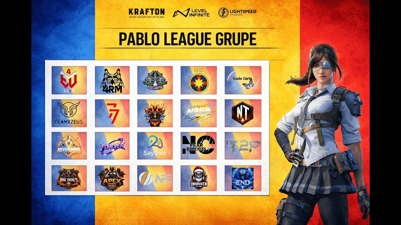 PABLO LEAGUE  GROUP A - PRIZE POOL 500e - DEELAY 5 minutes