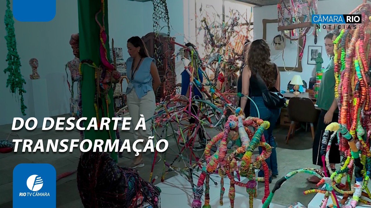 Do descarte à arte: resíduos da Câmara do Rio ganham nova vida