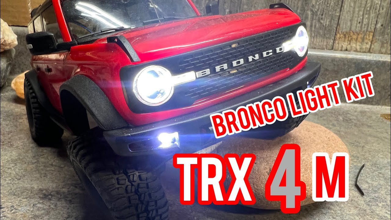 Traxxas trx4m bronco light kit install 9783