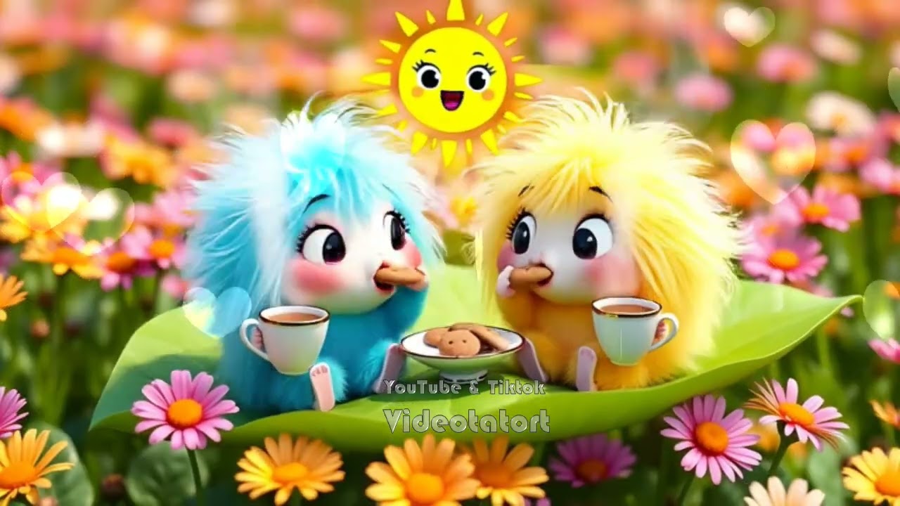 Guten Morgen - Raupen beim Kaffeetrinken - sie laden dich ein